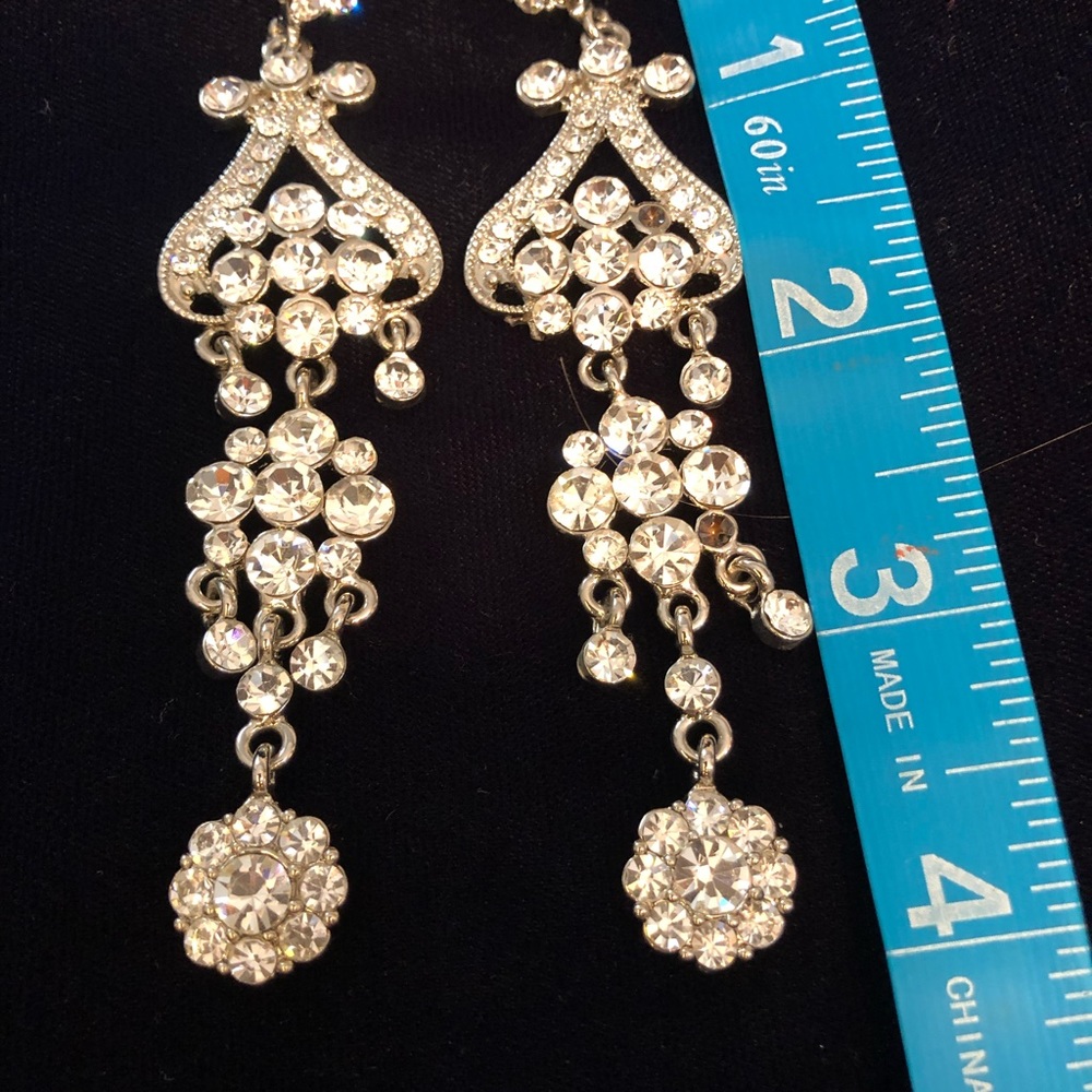 Rhinestone earrings